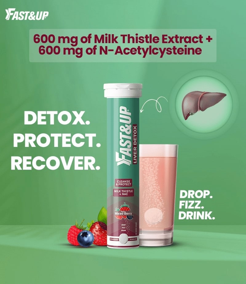 Daily Liver Cleanser with Milk Thistle + NAC - Mixed Berry 20 TAB 