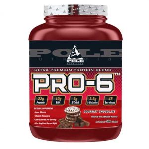 Pole Nutrition Pro 6 Whey 5 Lbs 50 Servings Chocolate