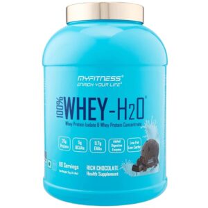 Myfitness 100% Whey H2O | 80% Protein Per Serving | Isolate & Concentrate Blend | With Added Digestive Enzymes | Whey Protein Powder (Rich Chocolate, 2kg (80 servings))