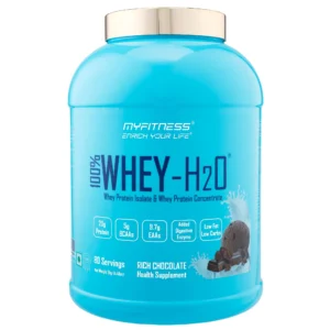 Myfitness iWhey H2O | 88% Protein Per Serving | 100% Whey Protein Isolate | Added Colostrum | Added Digestive Enzymes | Whey Protein Powder (2kg 80 servings)