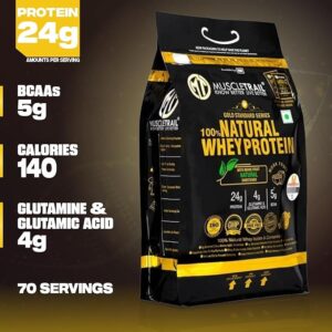 MuscleTrail Gold Standard Natural Whey Protein (Chocolate)
