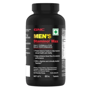 GNC Men’s Staminol Max Testosterone Booster for Long-Lasting Performance & Stamina