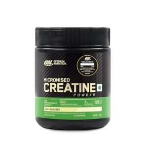 Optimum Nutrition (ON) Micronized Creatine Powder , 3g of 100% Creatine Monohydrate per serve, Supports Athletic Performance & Power, Unflavored.